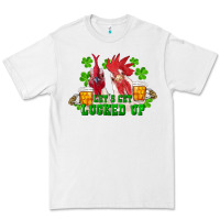 White st. patrick's day roosters let's get lucked up Premium Tee - RanaPortraitStore