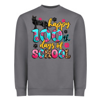 Storm happy 100th days of school cat Heavyweight Sweatshirt - Artiststas