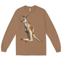 Toasted Coconut baby kangaroo Long Sleeve Tee - LillyAllenDesigns