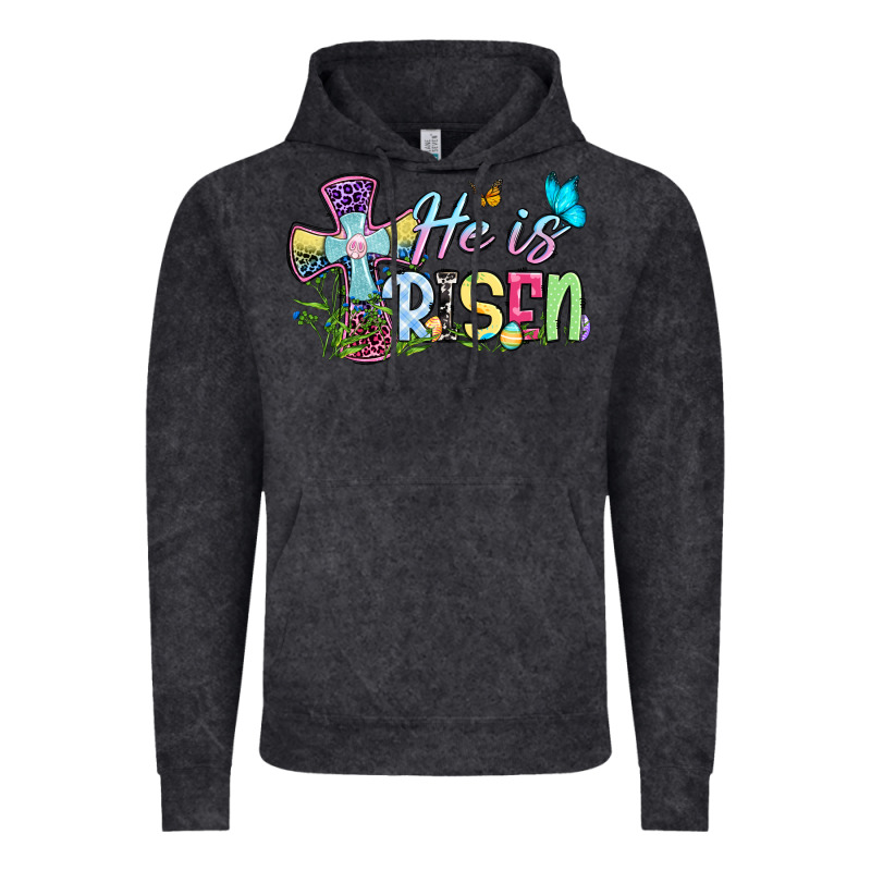 Easter Day He Is Risen Vintage Hoodie by OliviaCreatesArt | Teevron