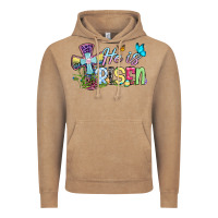 Vintage Coffee Easter Day He is risen Vintage Hoodie - OliviaCreatesArt