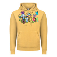 Vintage Mustard Easter Day He is risen Vintage Hoodie - OliviaCreatesArt