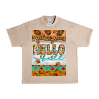 French Oak Hello fall Urban Heavy Tee - Artiststas