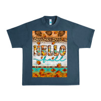 Midnight Navy Hello fall Urban Heavy Tee - Artiststas