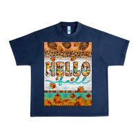 Navy Hello fall Urban Heavy Tee - Artiststas