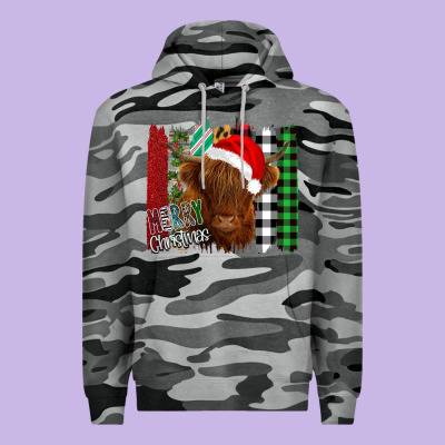 Merry Christmas Cow Premium Hoodie Designed By Bettercallsaul