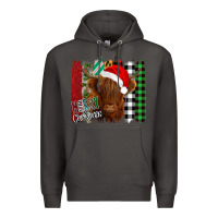 Smoke Merry Christmas Cow Premium Hoodie - Bettercallsaul