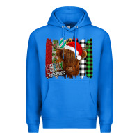 True Royal Merry Christmas Cow Premium Hoodie - Bettercallsaul