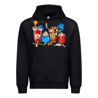 Black Hockey coffee cups Urban Hoodie - HowdyJamesFarm