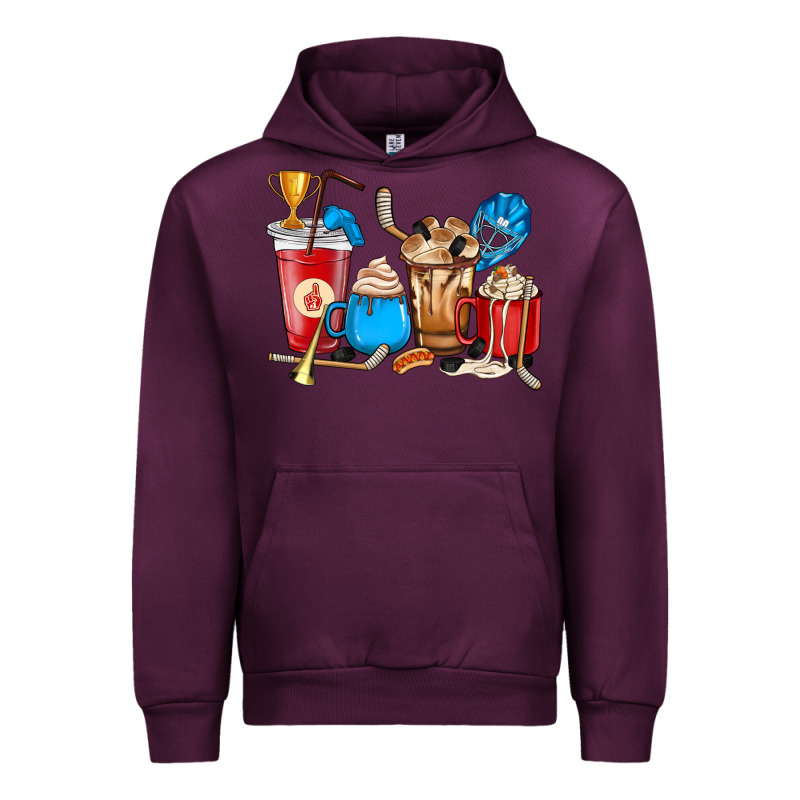 Hockey Coffee Cups Urban Hoodie by HowdyJamesFarm | Teevron