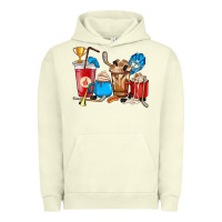 Pigment Pistachio Hockey coffee cups Urban Hoodie - HowdyJamesFarm