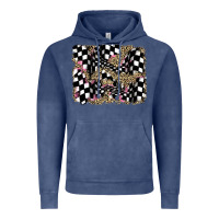 Vintage Denim racing leopard backgraund Vintage Hoodie - JahusDesignShop