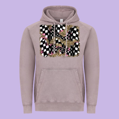 Racing Leopard Backgraund Vintage Hoodie Designed By Jahusdesignshop