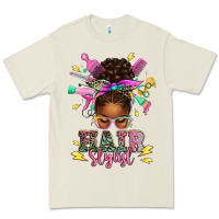 Bone hair stylist afro messy bun Premium Tee - texasbilliewilder
