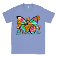 Colony Blue dreamer with Butterfly and sunflowers Classic Tee - Artiststas
