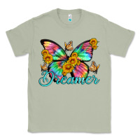 Matcha dreamer with Butterfly and sunflowers Classic Tee - Artiststas
