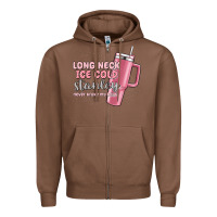 Chestnut long neck ice cold stanley never broke my heart Zipper Hoodie - MaliasSmallBusiness