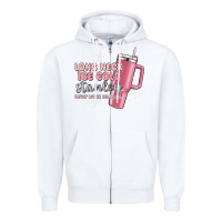 White long neck ice cold stanley never broke my heart Zipper Hoodie - MaliasSmallBusiness
