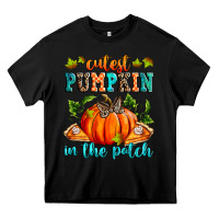 Black Cutest pumpkin in the patch Heavy Core Tee - RanaPortraitStore