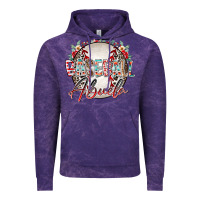 Cloud Purple baseball abuela Vintage Hoodie - RacoonDesign