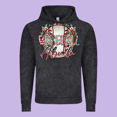 Baseball Abuela Vintage Hoodie Designed By Racoondesign