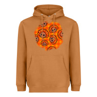 Meerkat Thanksgiving Turkey With Tartan Patch Heavyweight Hoodie - BundleAndBundleShop