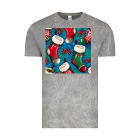 Cloud Rock christmas socks seamless pattern Vintage Tee - BundleAndBundleShop