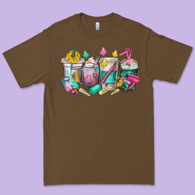 Hairstylist Coffee Cups Premium Tee Designed By Texasbilliewilder