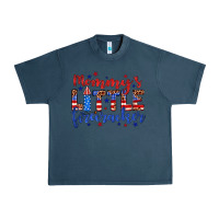 Midnight Navy mommy’s little firecracker Urban Heavy Tee - JahusDesignShop
