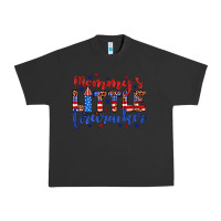 Pigment Black mommy’s little firecracker Urban Heavy Tee - JahusDesignShop