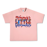 Salmon mommy’s little firecracker Urban Heavy Tee - JahusDesignShop