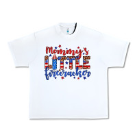 White mommy’s little firecracker Urban Heavy Tee - JahusDesignShop