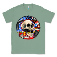 Sage police skull and police equipment Classic Tee - AdoDesignShop
