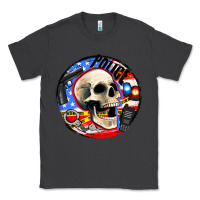 Smoke police skull and police equipment Classic Tee - AdoDesignShop