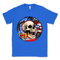 True Royal police skull and police equipment Classic Tee - AdoDesignShop