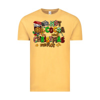 Vintage Mustard hot cocoa and christmas movies Vintage Tee - AdoDesignShop