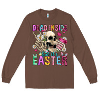 Chestnut dead inside but it's easter Long Sleeve Tee - Jasminsmagicworld