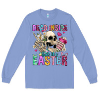 Colony Blue dead inside but it's easter Long Sleeve Tee - Jasminsmagicworld