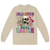 Mushroom dead inside but it's easter Long Sleeve Tee - Jasminsmagicworld