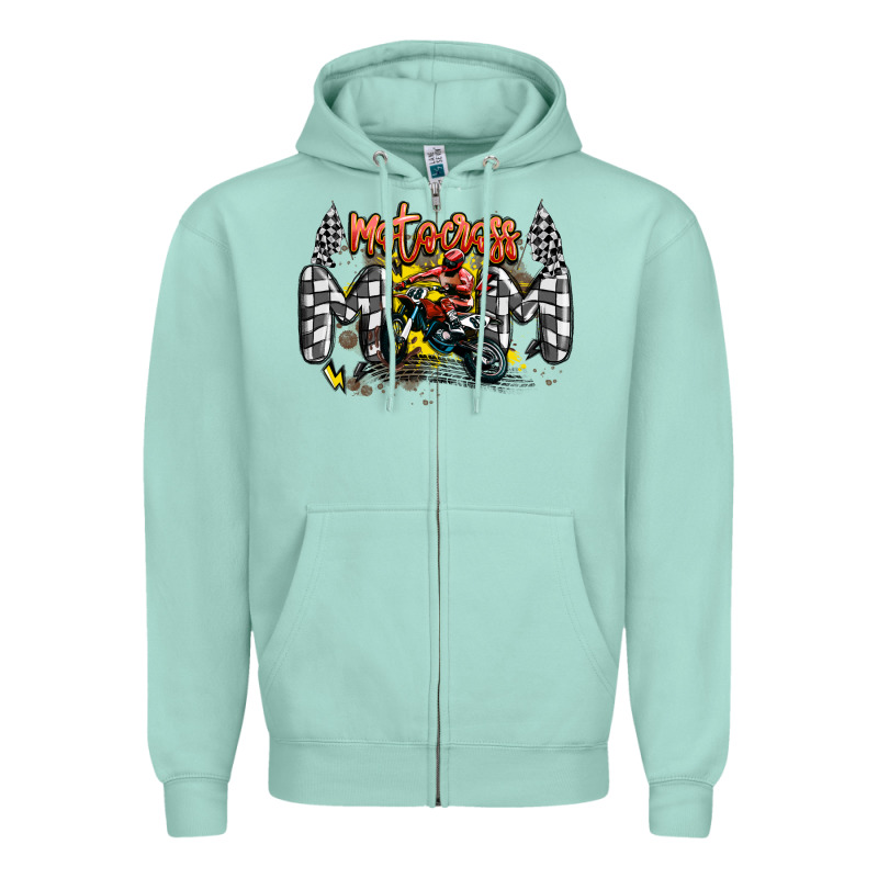 Motocross Mom Zipper Hoodie by MaliasSmallBusiness | Teevron