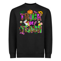 Black trick or teach Heavyweight Sweatshirt - AdoDesignShop