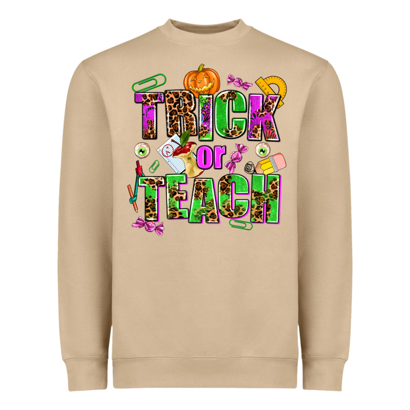 Trick Or Teach Heavyweight Sweatshirt by AdoDesignShop | Teevron
