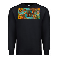 Black give thanks license plate Premium Sweatshirt - BundleAndBundleShop