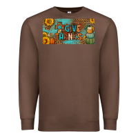 Chestnut give thanks license plate Premium Sweatshirt - BundleAndBundleShop