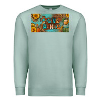 Seafoam give thanks license plate Premium Sweatshirt - BundleAndBundleShop