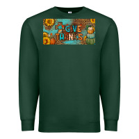 Sports Green give thanks license plate Premium Sweatshirt - BundleAndBundleShop