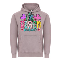 Vintage Zinc Easter Day He is risen indeed Vintage Hoodie - OliviaCreatesArt