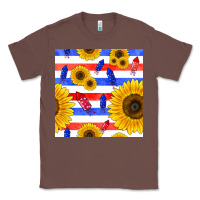 Chestnut patriotic sunflowers Classic Tee - BundleAndBundleShop