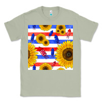 Matcha patriotic sunflowers Classic Tee - BundleAndBundleShop