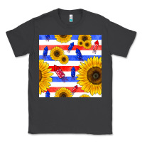 Smoke patriotic sunflowers Classic Tee - BundleAndBundleShop